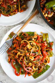 Maybe you would like to learn more about one of these? Zucchini Noodle Cashew Stir Fry Table For Two By Julie Chiou