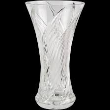 Did you pay too much or get a bargain? Vintage Cut Glass Crystal Vase Vases Home Decor Deshpandefoundationindia Org