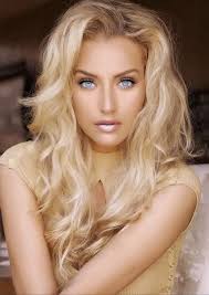 Blonde hair blue eyes