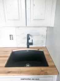 Executing the wood challenge was easier than this granite under mounting test, what about undermount sinks for granite countertops, in other word it's tough to drill for having hardness because granite consists of feldspar and quartz. How To Install An Undermount Sink Hawthorne And Main