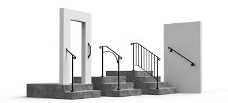 Rails for stairs should be continuous and installed at a. Shop Diy Wrought Iron Handrail Handrails For Indoor Outdoor Steps