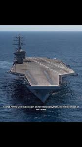 As USS Nimitz CVN-68 sets out