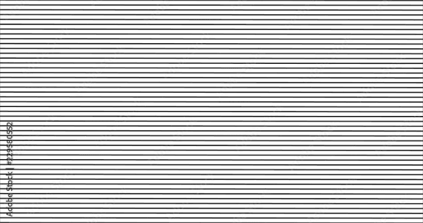 Poster, Print black horizontal stripes pattern, seamless texture vector  background, 40x22.2 cm