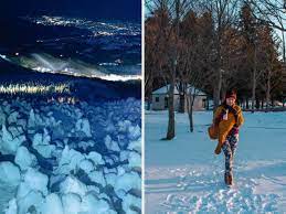 Pada musim sejuk, salji yang lebat akan turun, manakala pada musim panas, suhu menjadi sangat panas. Rancang Nak Main Salji Di Jepun Tohoku Jadi Destinasi Affordable Terbaru Musim Sejuk Remaja