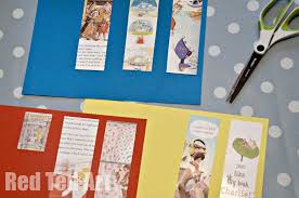 World book day is a celebration of books, stories, and reading that takes place each year in march. World Book Day Craft Easy Bookmarks Red Ted Art Make Crafting With Kids Easy Fun