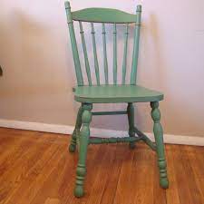 Custom Painted And Distressed Wood Farm Chair Vintage Farmhouse Chair Painted Dining Chair Wood Farmhouse Chairs Painted Dining Chairs How To Distress Wood