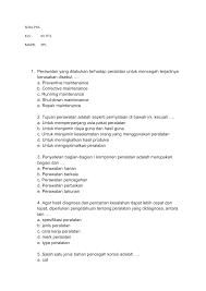 Adapun materi pokok perbaikan peralatan listrik yang akan diajarkan adalah sebagai berikut: Soal Pts Mapel Ppl Kls Xii