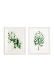 Explore pictures of stylish bathrooms for inspirational design ideas on your own bathroom remodel on hgtv.com. Willow Row Rectangular Palm Leaves Framed Wall Decor