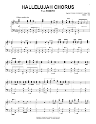 Hallelujah song although generally considered a christmas song and is often played in church, the fact is the song halelujah from pentatonix has a very different story. Hallelujah Chorus Piano Solo Print Sheet Music Now