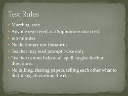 Currently our database contains 40266 spelling explanations and 3627 full definitions with examples. From Start To Finish March 13 2012 Anyone Registered As A Sophomore Must Test 100 Minutes No Dictionary Nor Thesaurus Teacher May Read Prompt Twice Ppt Download