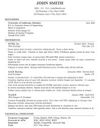 How to write a curriculum vitae (cv format, sample or example for job application). Latex Templates Curricula Vitae Resumes