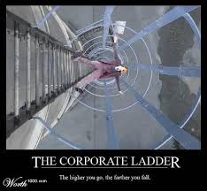 Corporate Ladder Ladder Demotivational Posters Corporate
