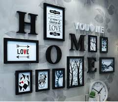 Easy to mount and with a shiny. Black White Modern Design Wall Photo Frame Photo Frame Wall Picture Frame Decor White Photo Frames
