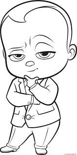 Many objects can be used as coloring objects, ranging from animals, plants, events, cartoon… Boss Baby Coloring Pages Coloring Home