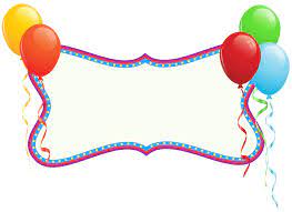 Birthday Holiday Banner With Balloons Png Clipart Personalized Birthday Banners Holiday Banner Birthday Clips