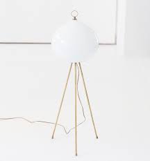 Shop modern chandeliers, sconces, lamps & pendants only at west elm®. Italian Mid Century Modern Brass Opaline Glass Floor Tripod Lamp 1950s 81924