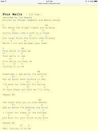Four Walls By Jim Reeves Ukulele Chords Songs Guitar Songs Ukulele Songs