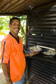 Peel the yuca root and rinse under cold water. Native Corn Island Nicaragua Man Bowl Of Rundown Rondon Food Specialty Freshly Cooked Outdoors Zinc Roof Shack Home Stock Photo Picture And Royalty Free Image Image 8052791
