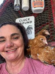 New chicken mama with kikiriki chickens