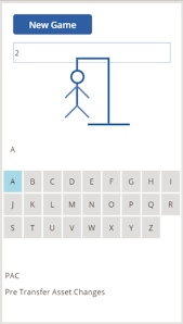 In the meantime, related games you might love Hangman Game Power Platform Community