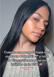 Chica Colombiana Base Blanca
