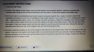 Security risk register template by liamei12345 dyq847oe. Solved I Need Help To Solve This Assignment I Already Do Chegg Com
