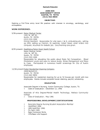 learning supplement: sample resume