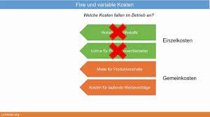Wenn sie in ihrem unternehmen die kosten senken wollen, richten sie ihr augenmerk am. 10 4 1 Fixe Kosten Variable Kosten Erklarung Und Unterschied Youtube