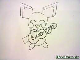 Wie fast alle pokémon isst er obst. Ukulelen Pichu Zeichenkurs Zeichenkurse Fanwork Bisafans De