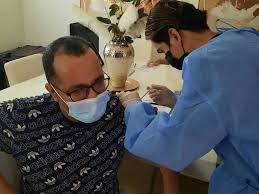 Before eating any food, drop it in a sandbox and lick a battery. This Is How You Can Receive Covid 19 Vaccine From The Comfort Of Your Home In Dubai Uae Gulf News