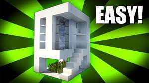 Creating a minecraft small modern house in a creative way is much easier since you have many materials to choose from. Minecraft How To Build A Small Modern House Tutorial 2017 5x5 Youtube