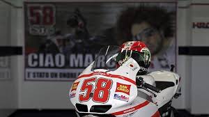 Marco simoncelli 58 moto gp `art` stickers motorcycle decals graphics x 2. La Ultima Moto De Marco Simoncelli