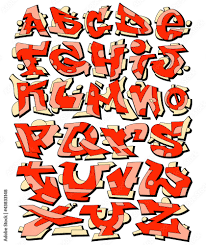 Find the latest alphabet inc. Graffiti Font Urban Art Alphabet Stock Vektorgrafik Adobe Stock