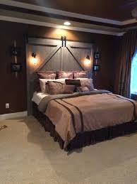 Custom Made Barn Door Headboard Queen With By Makeitbuilditloveit Remodel Bedroom Rustic Master Bedroom Home