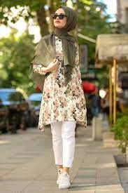 Nayla Collection Cicek Desenli Pudra Tesettur Tunik 30610pd Tesetturisland Com Tesettur Hirka Modelleri 2020 Turkish Fashion Fashion Hijab Fashion