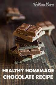Healthy Homemade Chocolate Recipe Wellness Mama Recipe Chocolate Recipes Homemade Homemade Milk Chocolate Homemade Chocolate Bars
