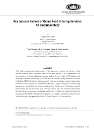 Order your food or groceries from pizza hut express (bukit gombak) delivery to your home or office check full menu and items safe & easy payment options. Pdf Key Success Factors Of Online Food Ordering Services An Empirical Study