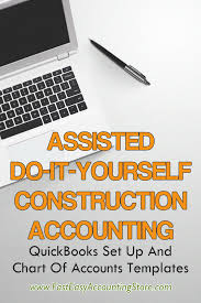 Contractor Quickbooks Set Up And Chart Of Accounts Templates
