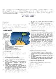 La lluvia de ideas requiere un flujo de hacer una lluvia de ideas se trata de obtener tantas ideas como sea posible, sin restringirlas. Lluvia De Ideas Y Ejemplos Docsity