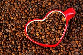 heart shaped coffee mug sinked in