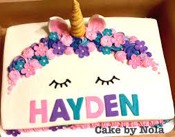 Find online instructions for baking and decorating amazing birthday cakes. Unicorn Birthday Sheet Cakes Novocom Top
