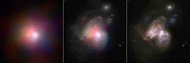 Monster Black Hole Caught Feeding in Galaxy Crash | Space