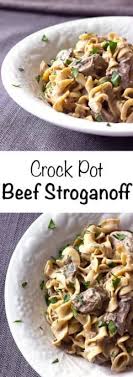 Crock Pot Beef Stroganoff The Wholesome Dish Recipe Slow Cooker Beef Beef Stroganoff Crockpot Crockpot Beef