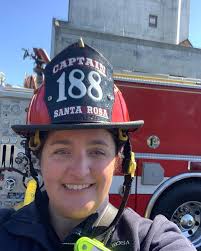 In recognition of Women's History Month and the many contributions of women  in the Santa Rosa Fire Department, we honor these @santarosafirefighters.  Pictured from left to right; Engineer Jessie Taintor, Captain Cori