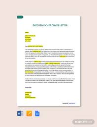 If you're ready to apply for your next role, upload your resume to indeed resume to get started. Executive Chef Cover Letter Template Google Docs Word Template Net