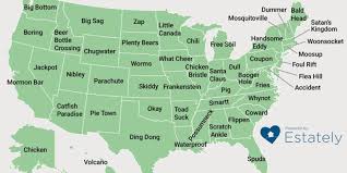 Ideas for awesome town names: Most Unusual Town Names Weirdest U S Town Names