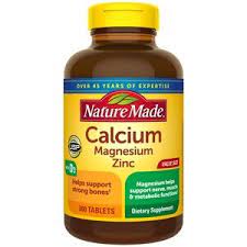Mezotrace calcium/magnesium supplement (pack of 2) with natural minerals, trace elements and vitamin d, 180 tablets each this two pack includes two 180 ct. Nature Made Calcium Magnesium Zinc Value Size Tablets 300ct Cvs Pharmacy