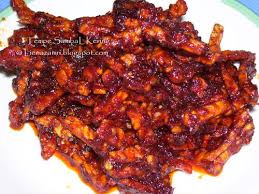 Sambal yang rangup dan kering dicampur dengan tempe dan kacang.buat kunyah waktu tengok tv ataupun gaul makan. Resepi Sambal Tempe Rangup