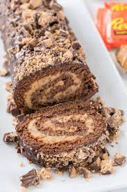 Peanut Butter Cup Cake Roll Recipe Cake Roll Recipes Cake Roll Peanut Butter Desserts
