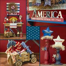 Americana Decorations From Hobby Lobby For Memorial Day And 4th Of July Cute Holiday Table Decorations Americana Decor 4th Of July